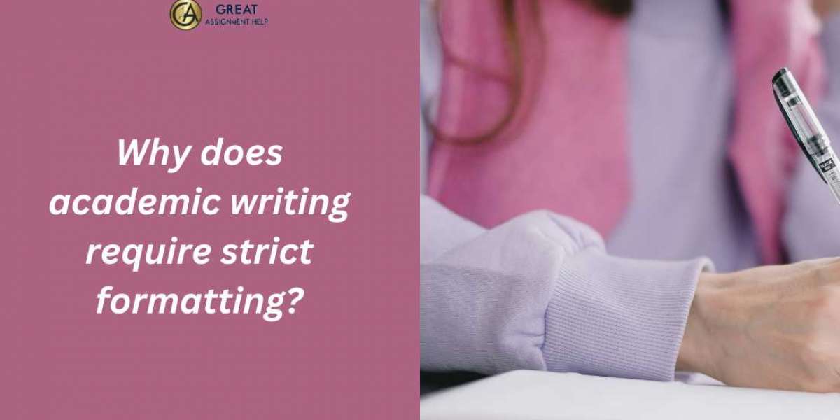 Why does academic writing require strict formatting?