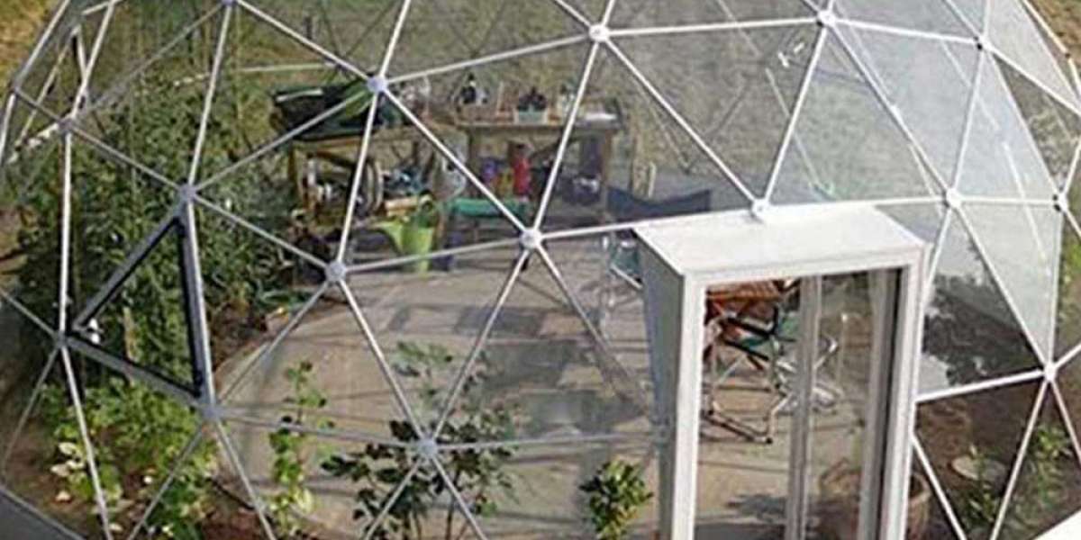 What are the advantages of using a Steel Geodesic Dome Tent for outdoor events