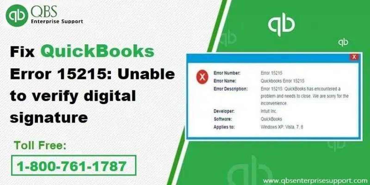 Detailed Walkthrough to Rectify QuickBooks Error 15215