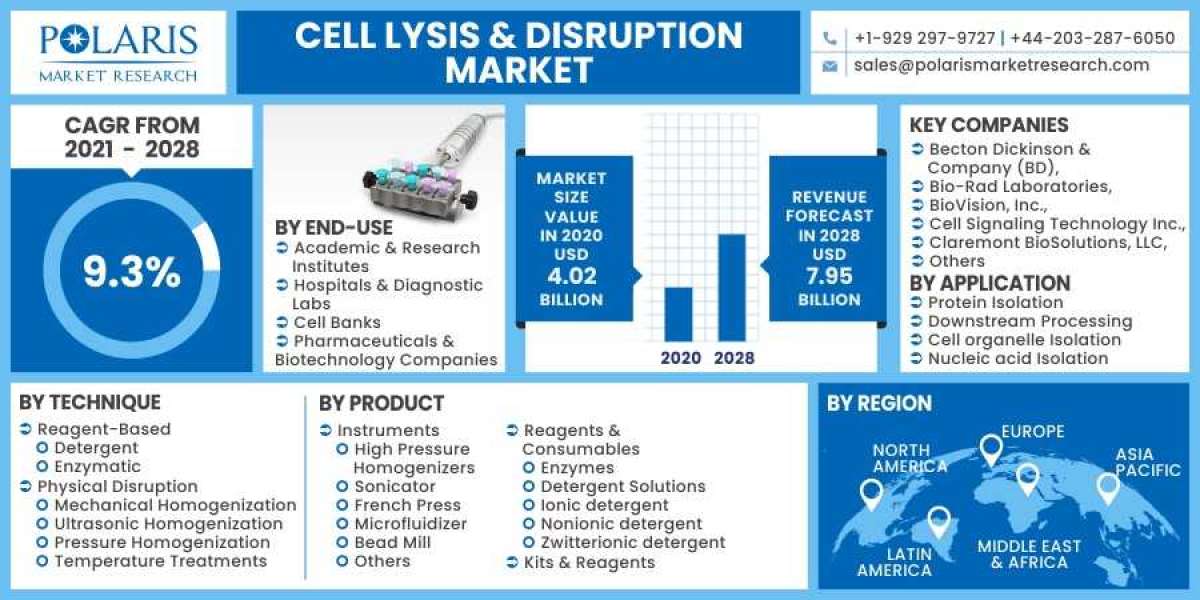 Cell Lysis & Disruption Market is Set to grow at healthy CAGR from 2023 to 2032