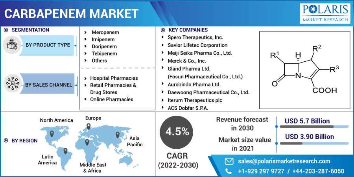 Carbapenem Market Size, Share, Growing Demand, Top Trends And Drivers For 2023-2032