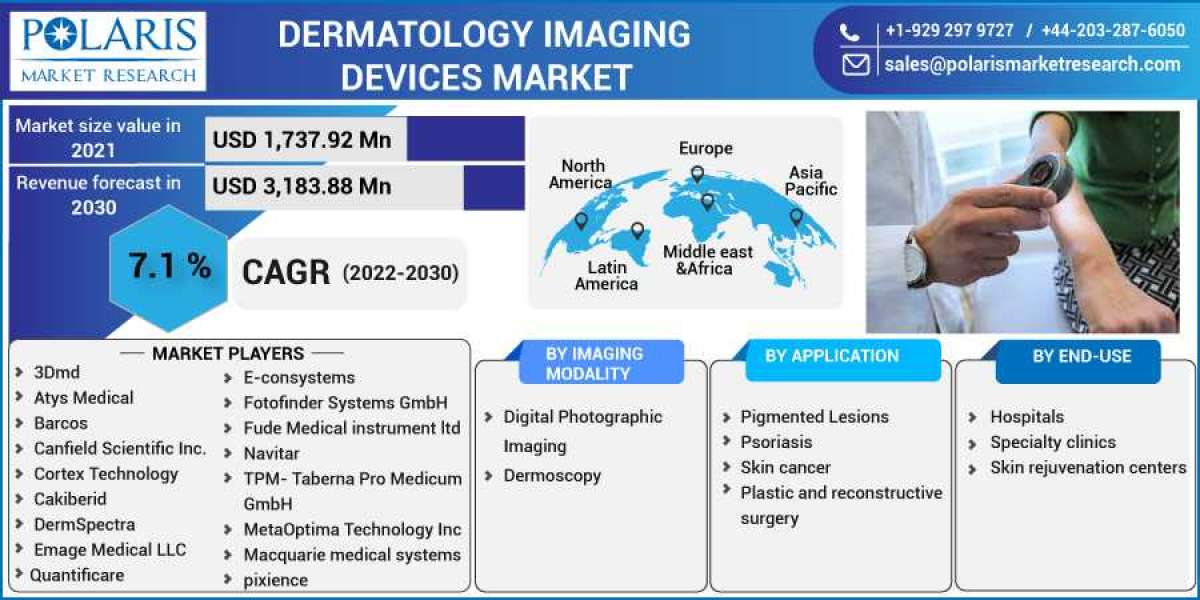 Dermatology Imaging Devices Market is Set to grow at healthy CAGR from 2023 to 2032