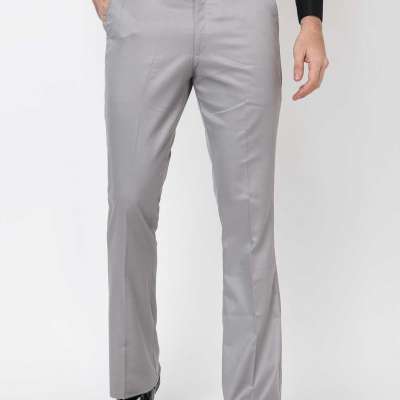 Buy Silver Grey Trouser Bell Bottoms Pant for Men Online In India Profile Picture