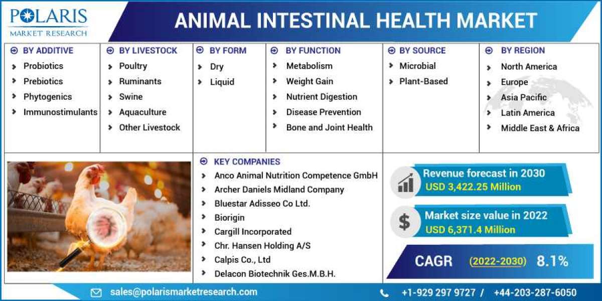 Animal Intestinal Health Market Size, Share, Growing Demand, Top Trends And Drivers For 2023-2032