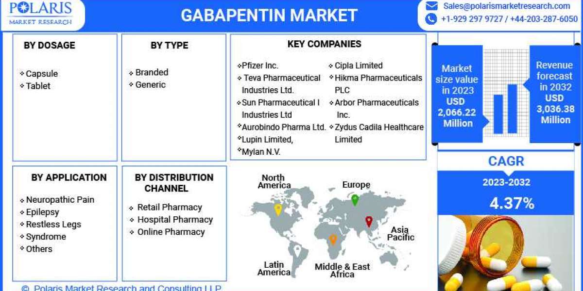 Gabapentin Market: A Study of the Leading Regions and Players in Industry Forecast till 2023-2032