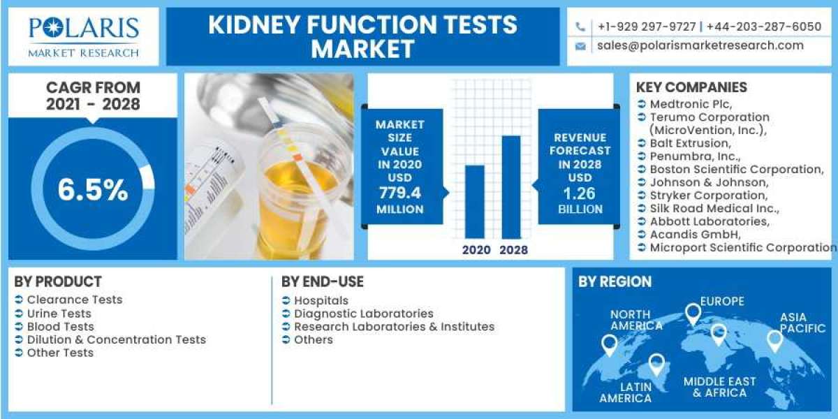 Kidney Function Tests Market :A Study of the Leading Regions and Players in Industry Forecast till 2023-2032