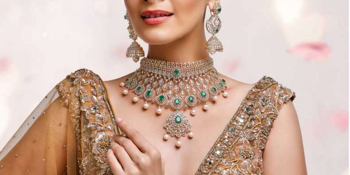 Adorn with Distinction: The Diamond pendant necklace set by Malani Jewelers Sets