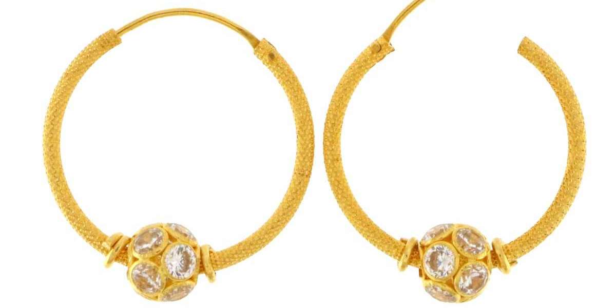 Radiant Beauty: Exploring the Magnificence of 22ct Gold Hoop Earrings