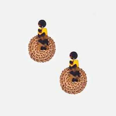 Handmade Round Rattan Earrings | JaJaara Profile Picture