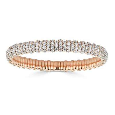 18kt Rose Gold Diamond Stretch Bracelet Profile Picture