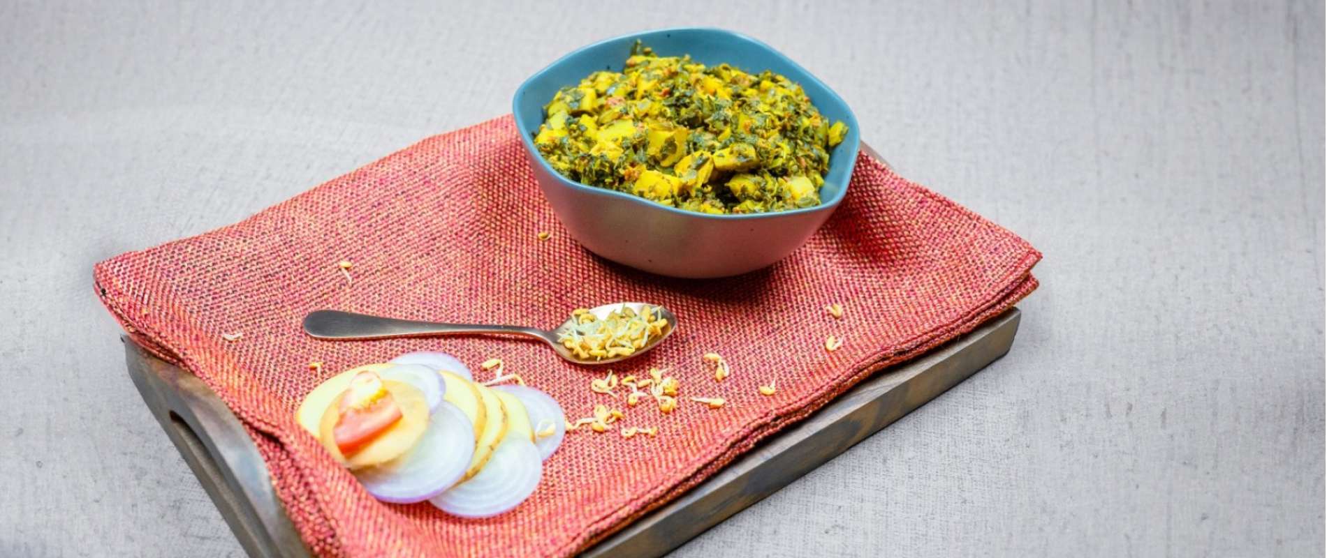 Heart-Healthy Aloo Green Cholai Bhaji Recipe