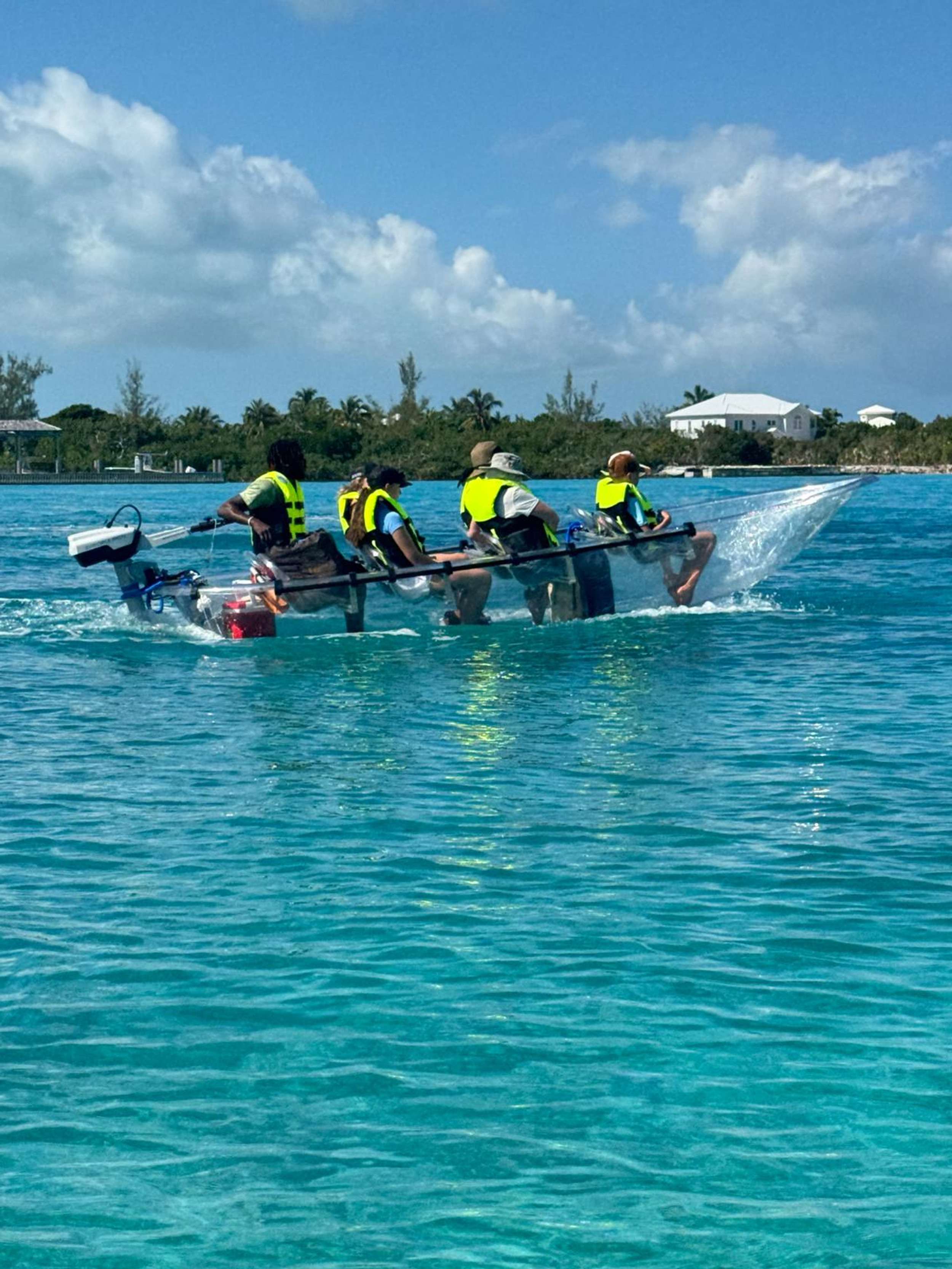 Clear Electric Power Kayak | Turks Ventures By Drex | Turks And Caicos Islands