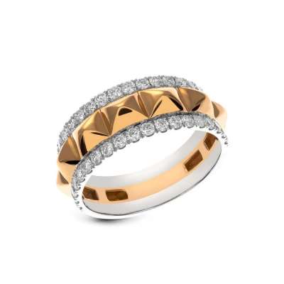 Cubini 18K Gold Yellow & White Gold Ring Profile Picture