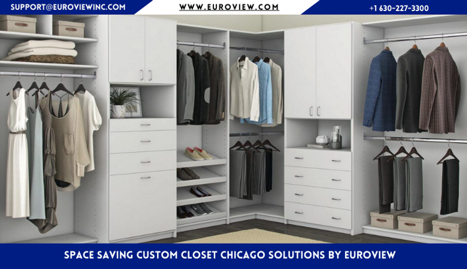 Space Saving Custom Closet Chicago Solutions by Euroview