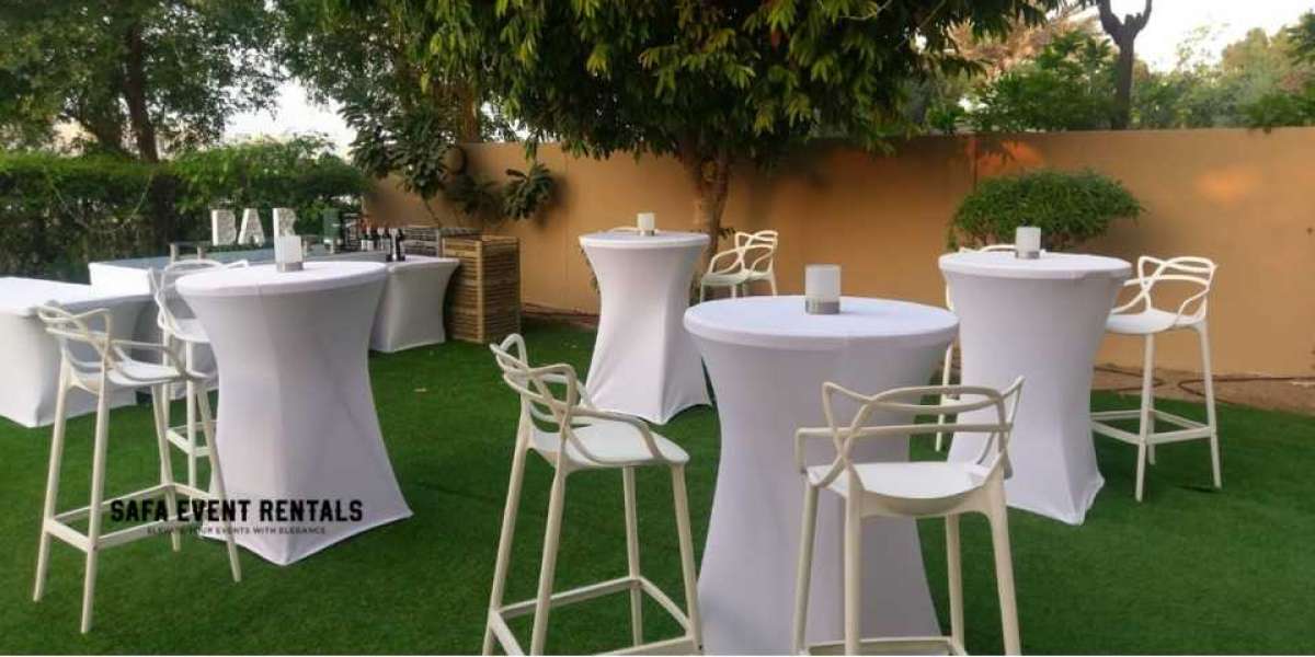 Cocktail Table Rental Dubai: Elevate Your Event with Safa Rentals