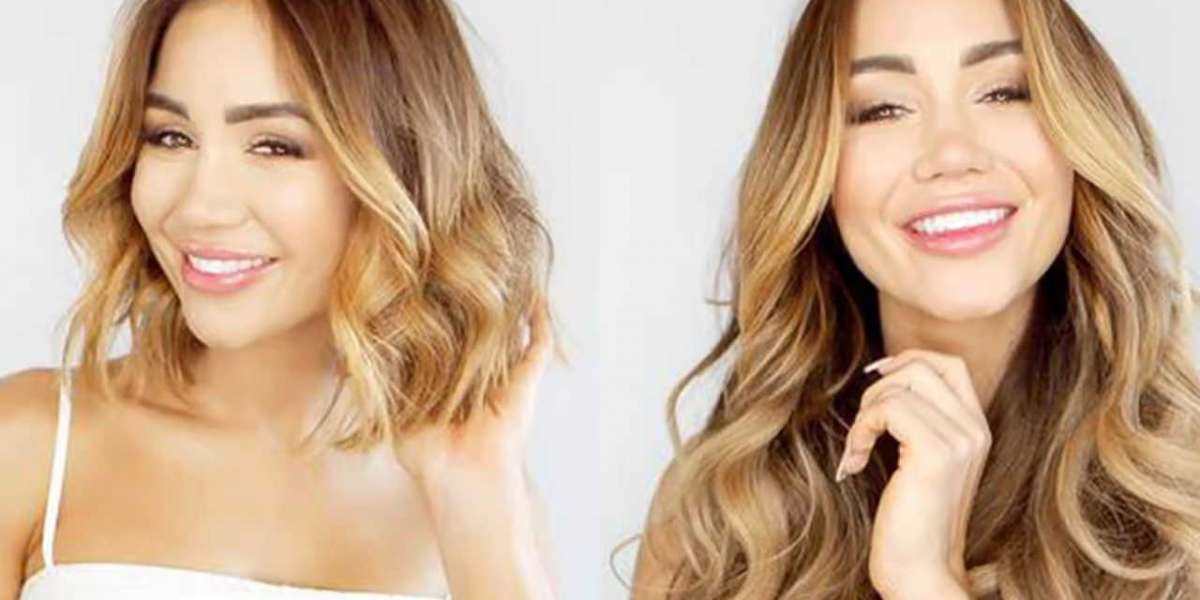 Transform Your Look: 18-Inch Hair Extensions Before and After