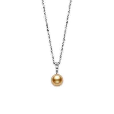 Morning Dew Golden South Sea Cultured Pearl Pendant 11mm Profile Picture