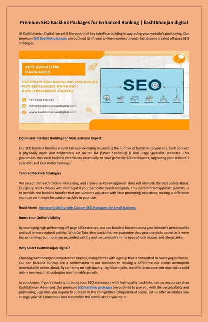 Top-Quality Backlinks to Improve Your SEO Performance | PDF